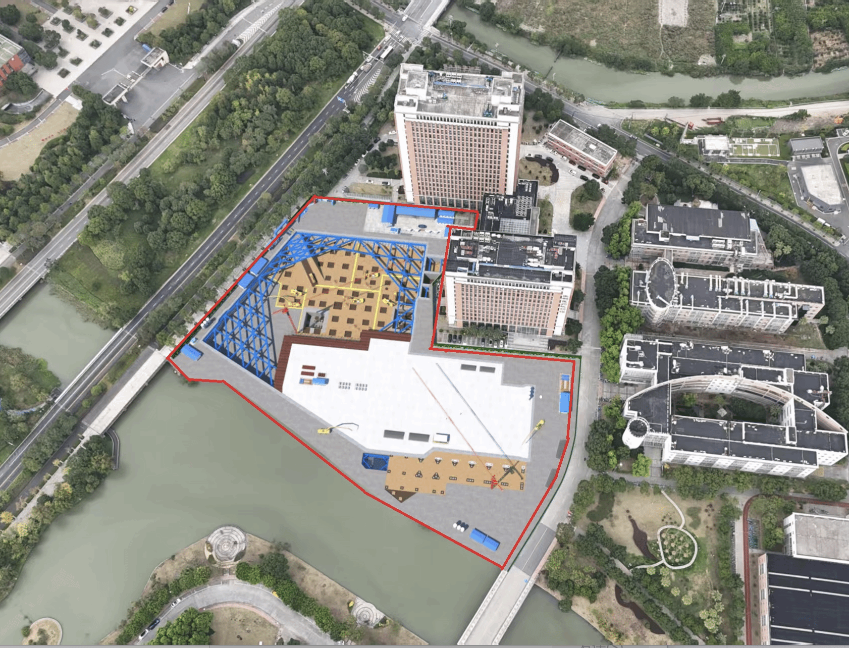 关于温州医科大学茶山校区科研综合楼新建工程开工的通知-温州医科大学